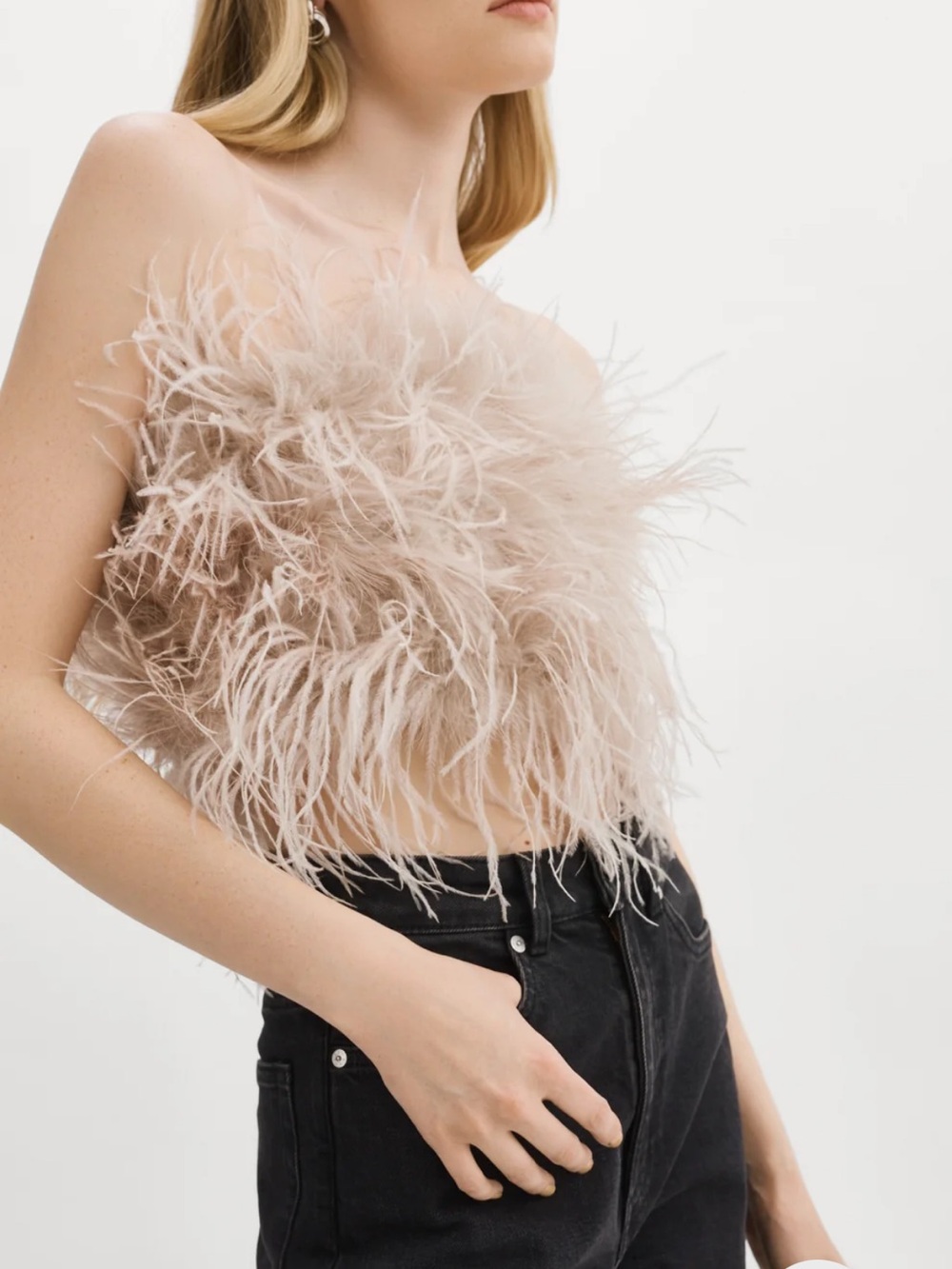 LAMARQUE -ZAINA Feather Bustier